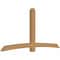 Ekena Millwork Bellingham Timber Gable Bracket, Western Red Cedar, 108"W x 54"H x 5 1/2"D x 5 1/2"F, 12/12 Pitch GBW108X54X0606BEL00SWR - alternate 3